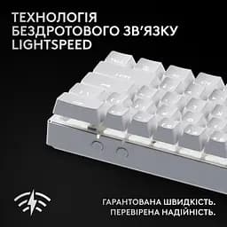 Клавіатура Logitech G Pro X 60 LightSpeed White (920-011930) [107470] - мініатюра 2