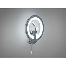 Світлодіодний приліжковий декоративний світильник Romin 16 W хром