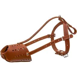 Намордник Collar №1, 23 см, доберман, коричневий