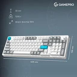 Клавіатура GamePro Asgard Drakkar (MK305WH) - мініатюра 12