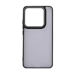 Противоударный чехол для Xiaomi Redmi Note 14 5G, Frame, черный, панель-накладка, термополиуретан TPU + поликарбонат PC, защита всего корпуса, защита кнопок и камеры, устойчив к деформациям, ArmorStandart (ARM82396)