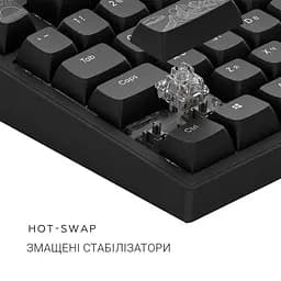 Клавіатура Dark Project ALU81 Terra Nostra ENG/UA (DPKB_NOSTRA_81_ANSI_BLACK_UA) Б/в - мініатюра 11