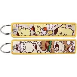 Брелок тканинний Хеллоу Кітті Помпомпурін Hello Kitty Pompompurin 10 см