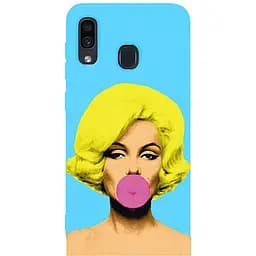 Чохол-накладка Toto Matt TPU 2 mm Print Case Samsung Galaxy A20/A30 #44 Monro Sky Blue