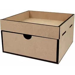 Органайзер для чая Rosa Talent ящик 6 ячеек МДФ 24х24х14 см