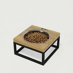 Hollky Base Solo S — миска на подставке для кошек и маленьких собак (1 × 0,45 л)