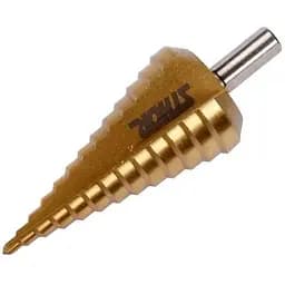 Сверло коническое ступенчатое титановое по металлу Sthor Ø=4-39 мм HSS 4241 (22613)