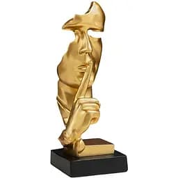 Статуетка декоративна МВМ My Home Обличчя-2, золотиста (DH-ST-11 GOLD)