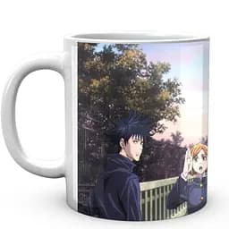 Кружка GeekLand Jujutsu Kaisen Магическая Битва Нобара Мегуми Итадори JK.02.35 330 мл белая