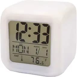 Годинник UFT Clock kub Colour Changing з термометром хамелеон