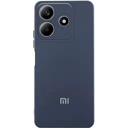Чехол Lakshmi Silicone Cover Full Camera (AA) with logo для Xiaomi Redmi Note 14 5G Синий / Midnight blue