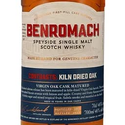 Віскі Benromach Virgin Oak Kiln Dried 46% 0.7 л в подарунковій коробці - мініатюра 4