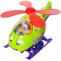 Детская каталка на палке Bambi «Вертолет» 0302(Green) зеленая