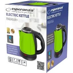 Електрочайник Esperanza Parana Green 1350 Вт teh0024524 - мініатюра 2