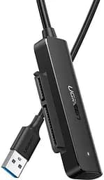 Кабель для подключения 2,5-дюймового SSD и HDD диска SATA USB 3.0 UGREEN CM321 (5 Гбит/с, 0.5 м). Black