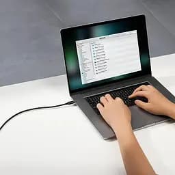 Кабель Baseus USB Type-C to USB Type-C Tungsten Gold Power Delivery 240Вт 1м Black (CAWJ040001) - мініатюра 8