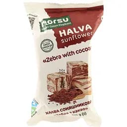 Халва соняшникова Norsu Зебра з какао 30 г