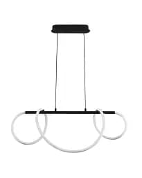 Подвесной светильник, люстра Goldlux 329080 Emma Led 1x38W 4000K 4450Lm IP20 Черный