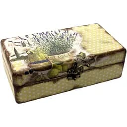 Шкатулка дерево дуб ясень 22.7х12х7.5 см 