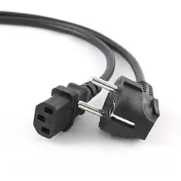 Кабель питания от сети PC-186, черный, 5 м, Cablexpert, CEE 7/7 - IEC C13, 3x1 мм² (PC-186-VDE-5M)