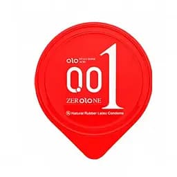 Презервативи ультратонкі гладкі Olo 0.01мм гіпоалергенні розмір M 3 шт Прозорий - мініатюра 2