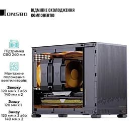 Корпус для ПК Jonsbo (D32 STD Black) - мініатюра 4