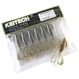 Силікон Keitech Crazy Flapper 2.4" #401 Green PumpkinPP.Chart 10 шт/уп - мініатюра 2