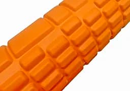 Масажний ролер EasyFit Grid Roller Mini 30 см помаранчевий - мініатюра 3