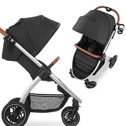 Прогулянкова коляска Hauck Uptown Melange Black, чорна (14827-3) - мініатюра 2