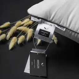 Подушка MirSon №1001 Silver Cloud memory effekt середня 60x60 см (2200010361919) - мініатюра 9