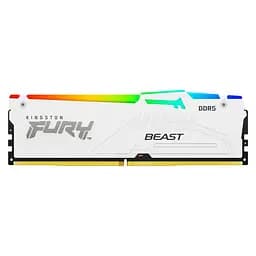 Память для ПК Kingston DDR5 32 ГБ 6000 FURY Beast Белый RGB EXPO