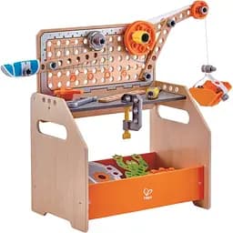 Ігровий набір Hape Junior Inventor Науковий верстак настільний 58 деталей (E3028)