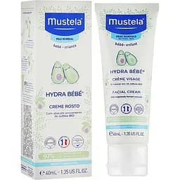 Зволожуючий крем для обличчя Mustela Hydra Bebe Facial Сream 40 мл