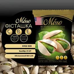 Фісташка Misso смажена солона 400 г - мініатюра 2
