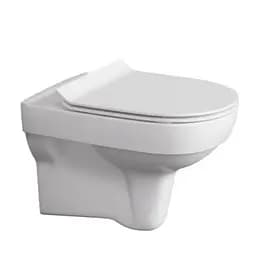 Сидіння для унітазу з мікроліфтом Cersanit Carina Slim K98-0135 Soft Close+Quick Release з дюропласту - мініатюра 4