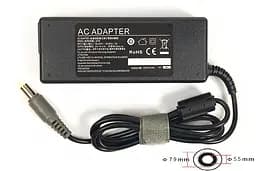 Блок живлення для ноутбуків PowerPlant IBM/LENOVO 220V, 20V 90W 4.5A (7.9*5.5)