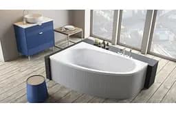 Ванна акрилова Radaway Naxia 170x110 ліва + ніжки + сифон R135L (WA1-33-170x110L) - мініатюра 3