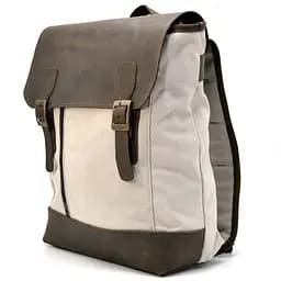 Рюкзак городской, парусина+кожа TARWA 40х30х16 см sum0028436