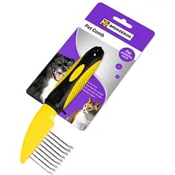 Колтунорез для собак и кошек Bronzedog с изогнутыми зубами 20х7 см