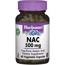 N-Ацетил-L-Цистеин Bluebonnet Nutrition NAC 500 мг 60 капсул
