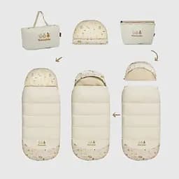Спальник дитячий з капюшоном Naturehike B300 CNH22SD001 бежевий - мініатюра 4
