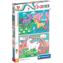 Пазл 2 в 1 Clementoni I Believe in Unicorns: 2 шт. по 20 елементів (24754)