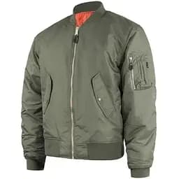 Тактична куртка бомбер Mil-Tec ma-1 flyers basic оливкова 10402001-М