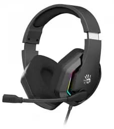 Навушники Bloody G260 Black ігрові, мікрофон, 7.1 віртуальний звук, підсвічування 7 кольорів, USB