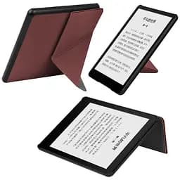 Обкладинка Ultra Slim Origami BeCover для Amazon Kindle Paperwhite 12th Gen. 2024 7" Red Wine (712842) - мініатюра 2