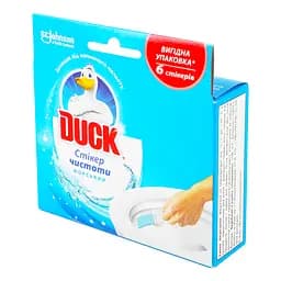Стікер для очищення туалету Duck Туалетне каченя Морський 6 шт. - мініатюра 2