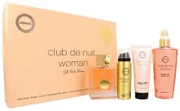 Набір Armaf Club De Nuit 105 мл парфумована вода, 50 мл серпанку для тіла, 100 мл лосьйон для тіла, 250 мл серпанку для тіла