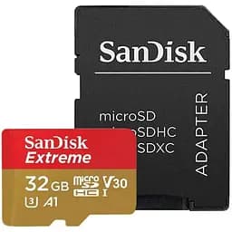 Карта памяти MicroSD SanDisk 32 GB Extreme A1 SDSQXAF-032G-GN6MA