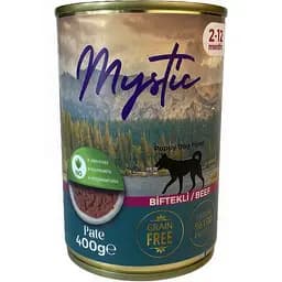 Вологий корм Mystic паштет для цуценят з яловичиною 400 г