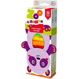 Пластилін Zirka ZOOліпашки Панда 14 шт. (465311)